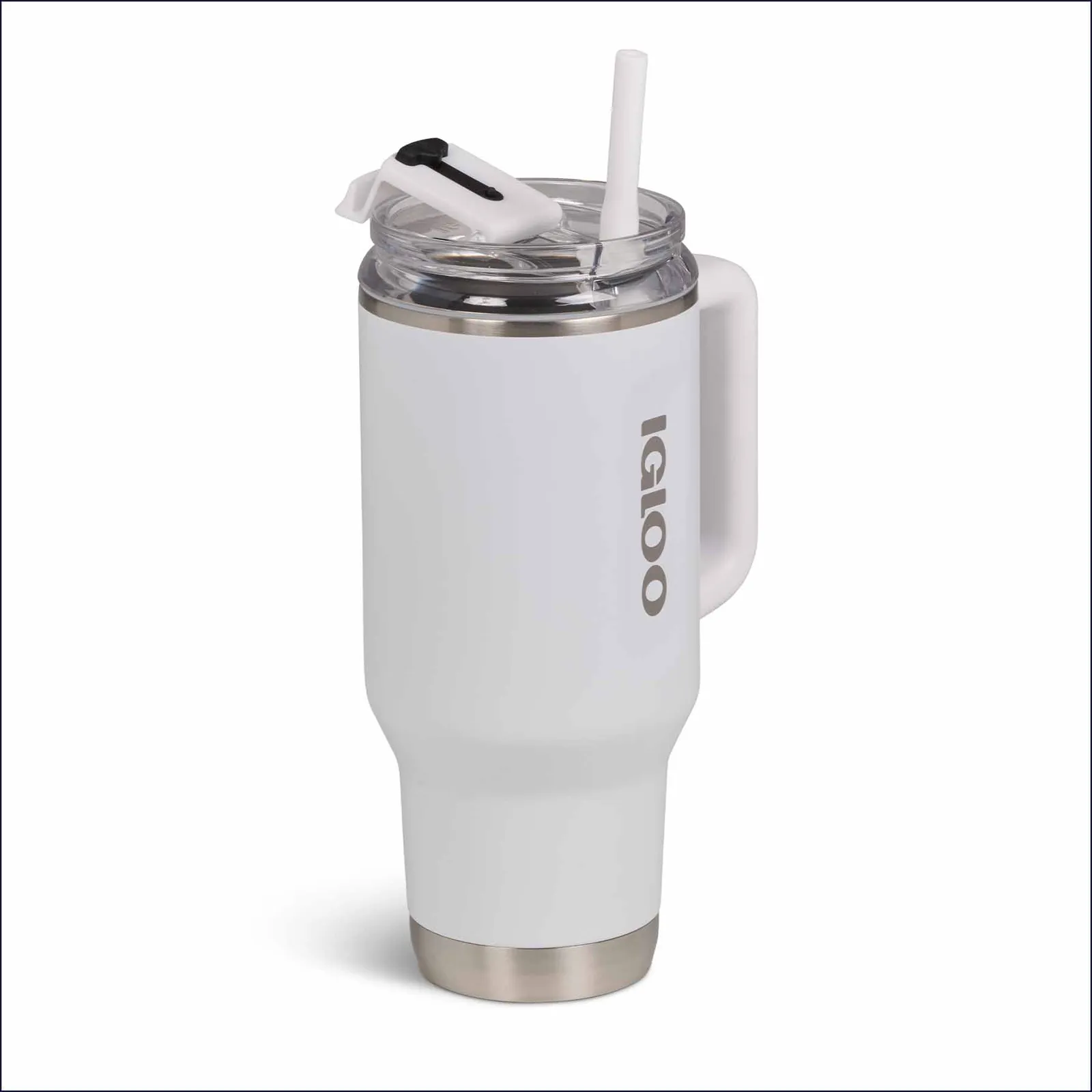 Igloo Flip n Sip Reisebecher, Weiß – Bild 11