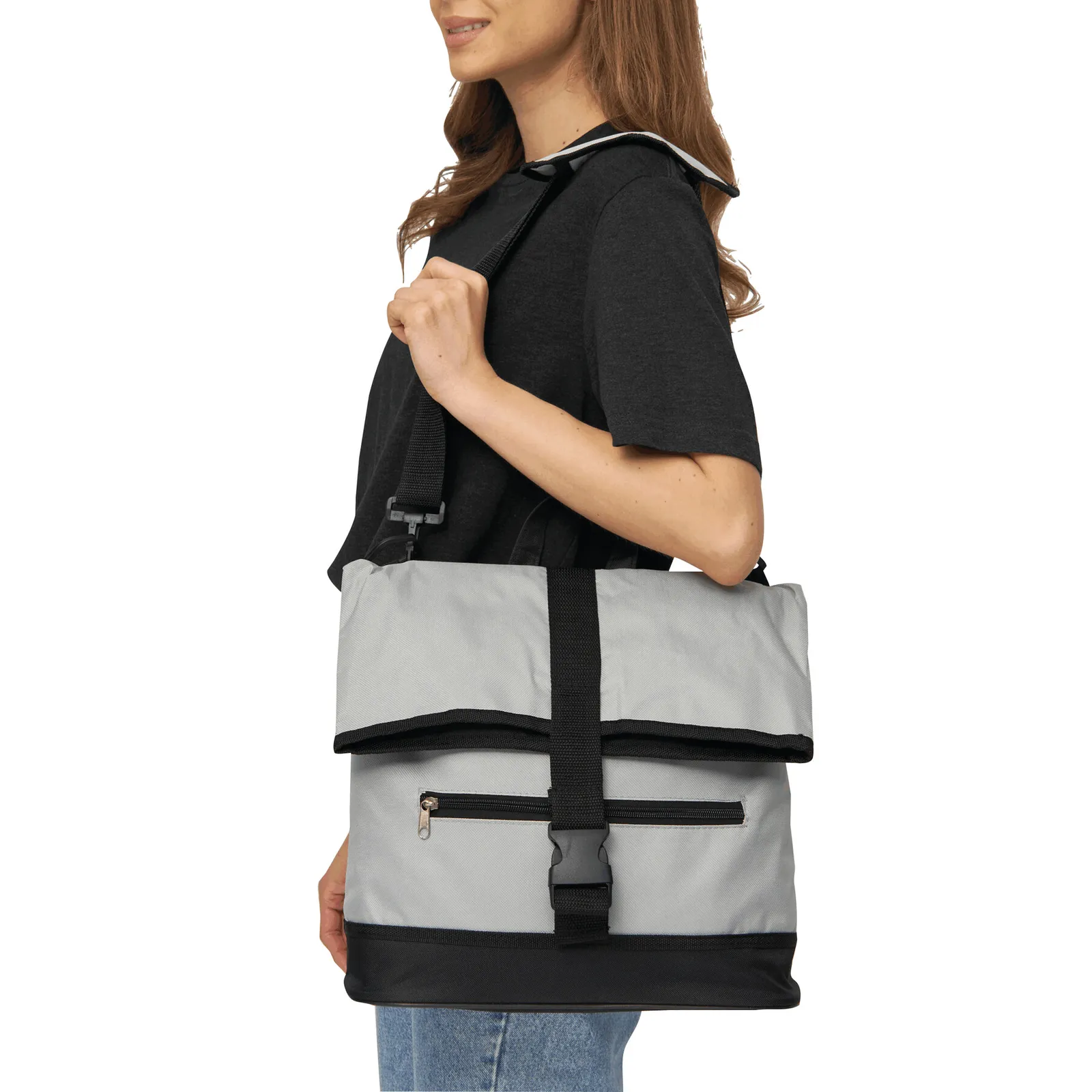 BIKE MATE - Fahrradtasche grau, schwarz, grau, schwarz – Bild 8