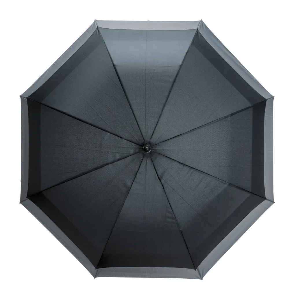 Swiss Peak AWARE™ 23" bis 27" erweiterbarer Regenschirm, schwarz – Bild 3