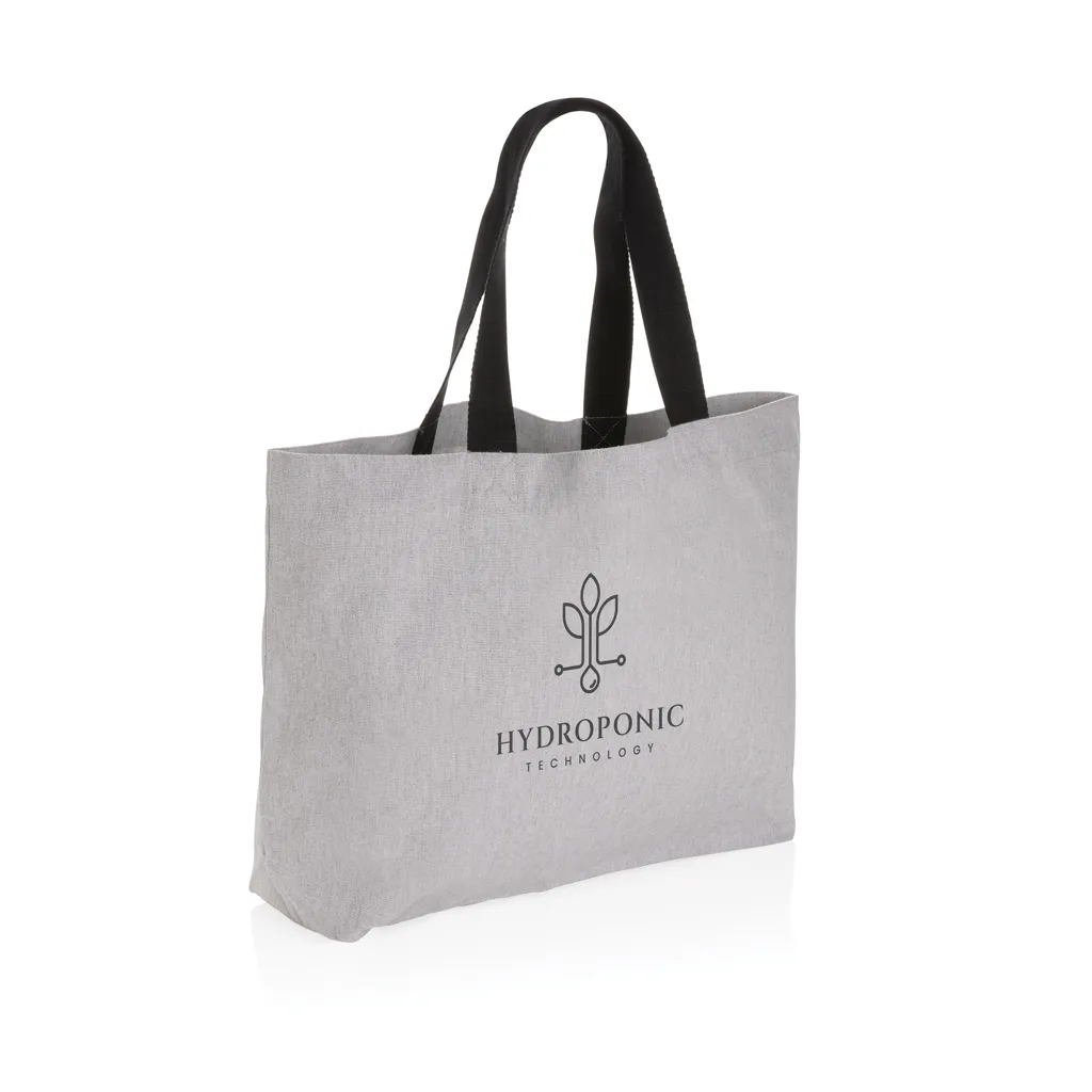 Impact Aware™ 240g/m² große Tasche aus rCanvas, ungefärbt, grau – Bild 3