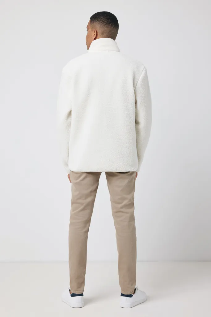 IQONIQ Diran Fleecejacke aus recyceltem Polyesterflor, neutral – Bild 8