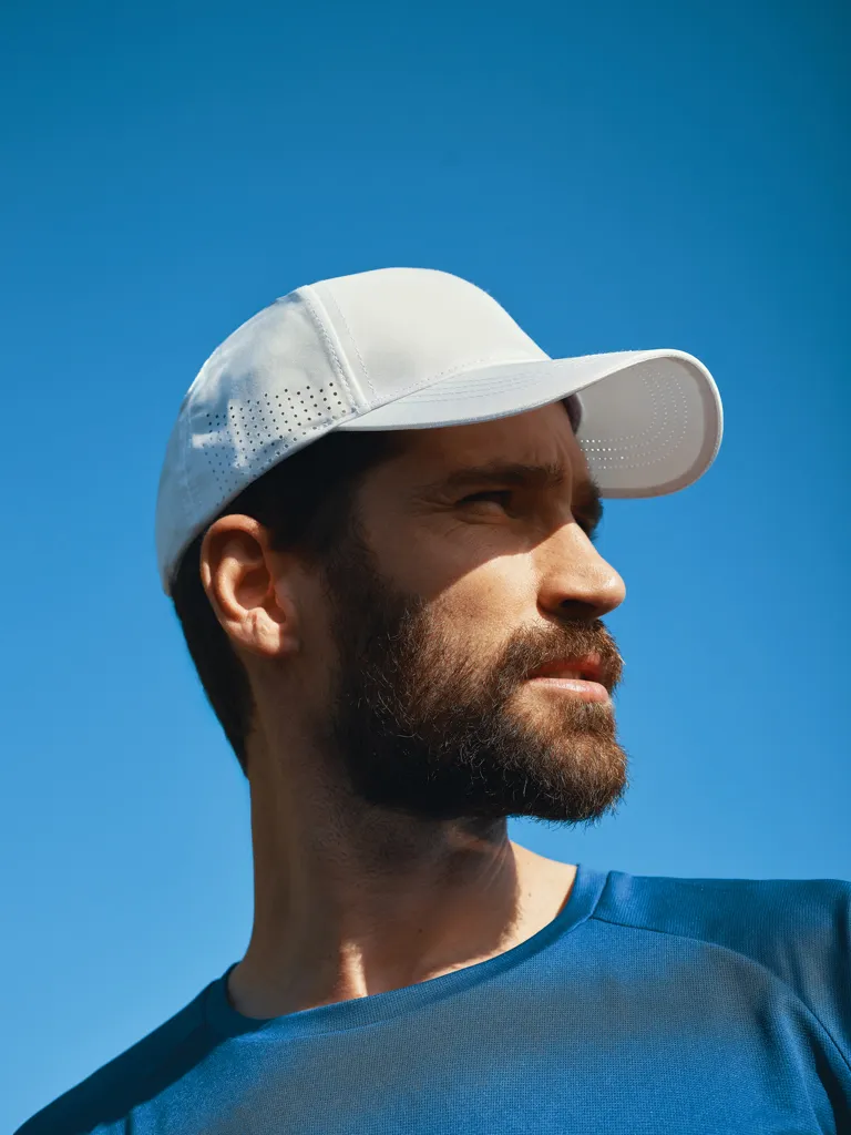 Impact AWARE™ rPET 6-Panel-Sportkappe, weiß – Bild 6