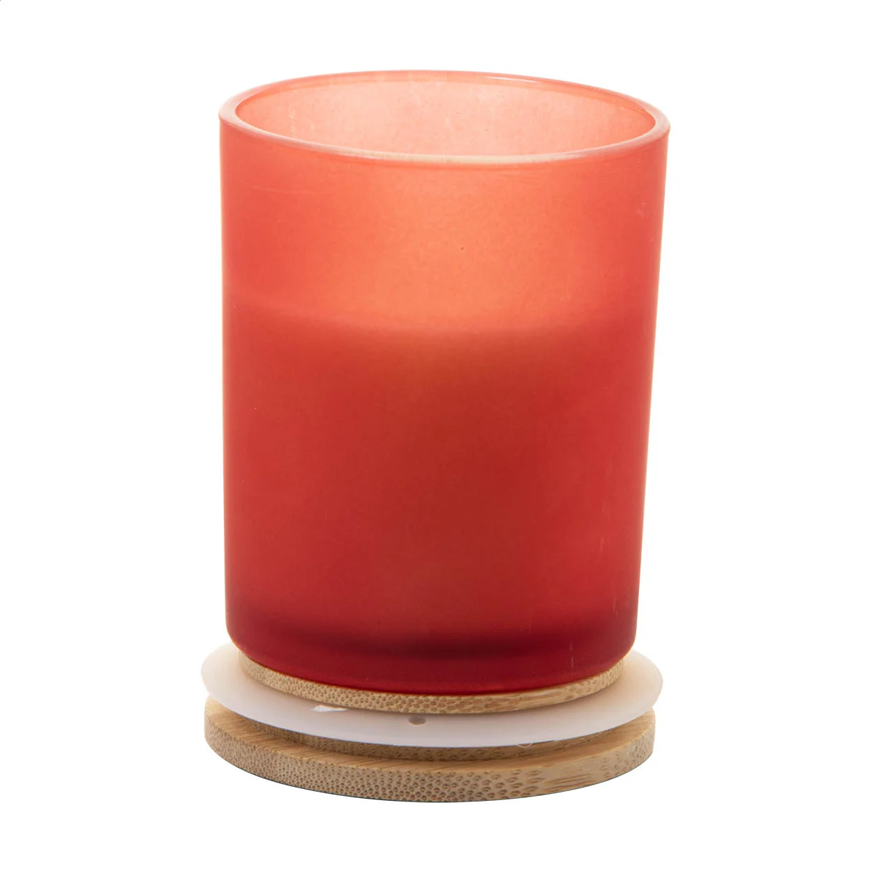Kerze,Vanille Daizu XL, rot – Bild 3