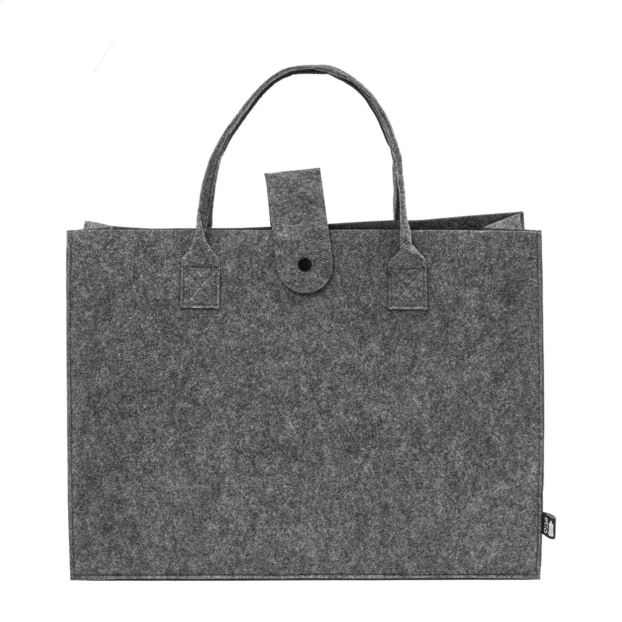 Einkaufstasche RPET Refelt Shop Lux, grau – Bild 2