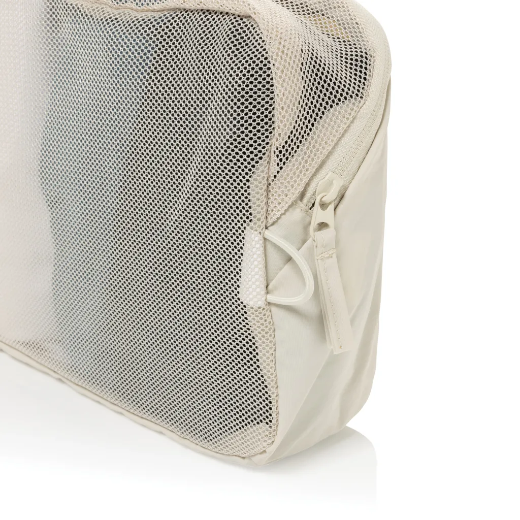 KENTO URBAN Packing Cube Set aus RCS recyceltem Nylon, beige – Bild 7
