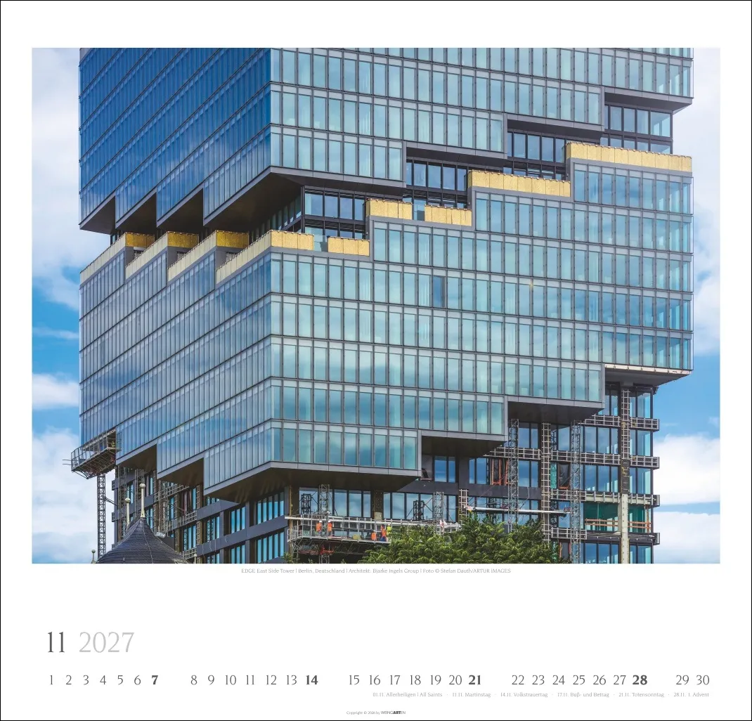 Moderne Architektur Wandkalender 2027 – Bild 12