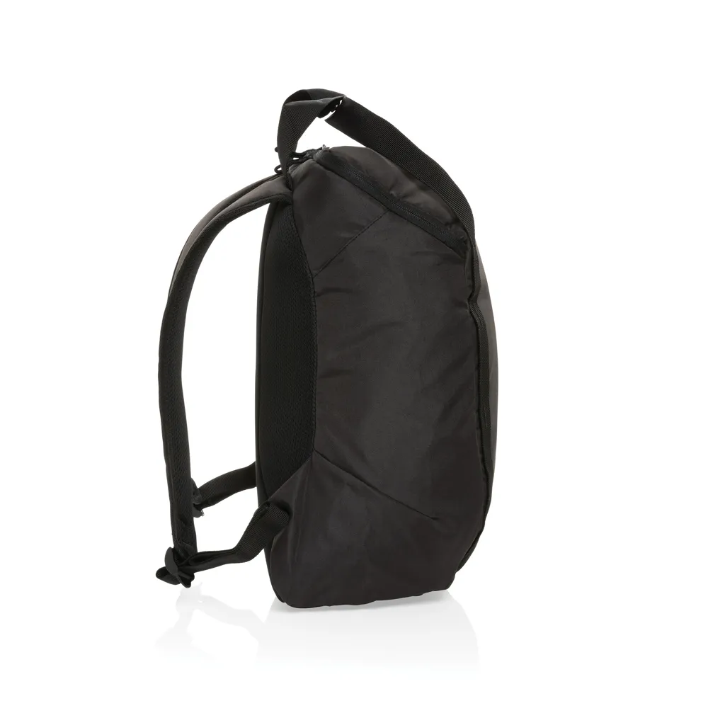 Sienna AWARE™ RPET 14" Everyday Laptop-Rucksack, schwarz – Bild 3