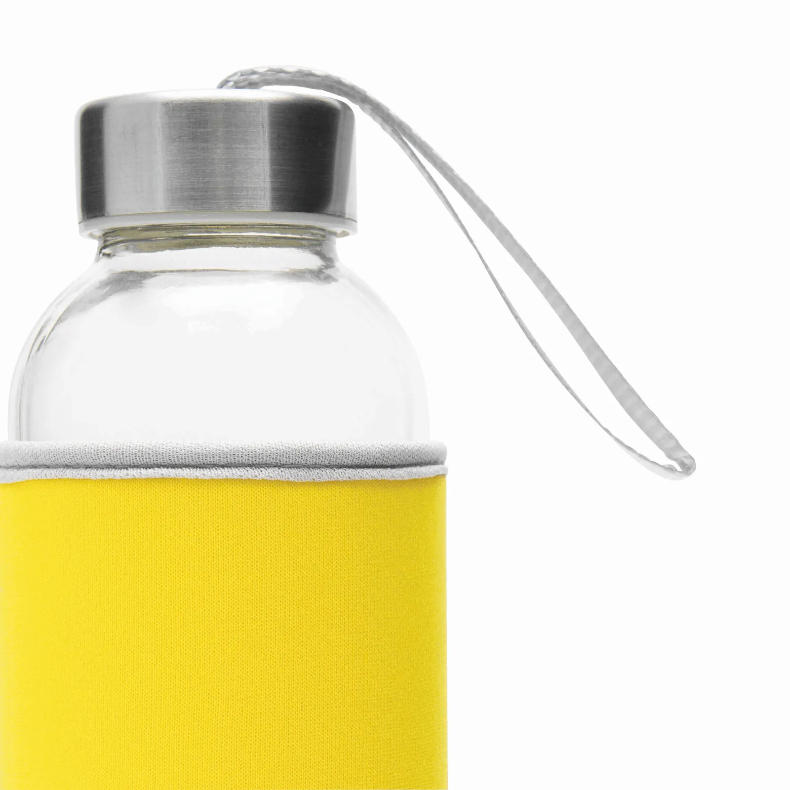 TAKE WELL - Glas-Flasche, gelb, transparent – Bild 3