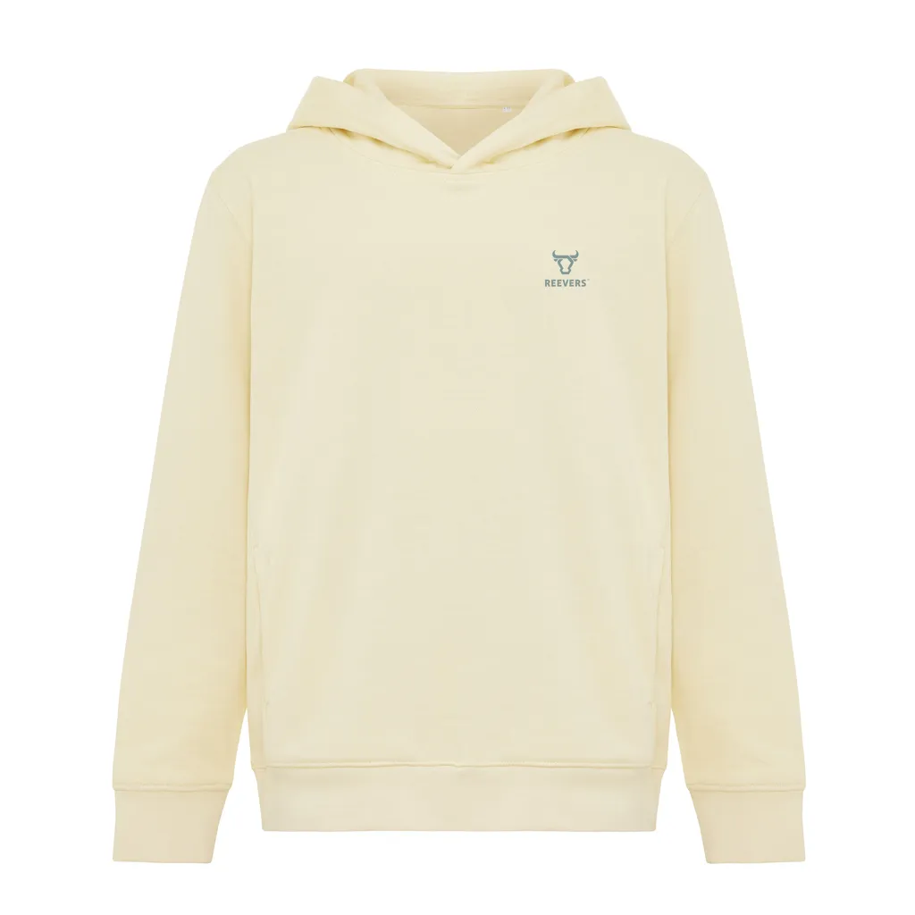 IQONIQ Yengo KidsHoodie mit Seitentaschen aus rec. Baumwolle, cream yellow – Bild 3
