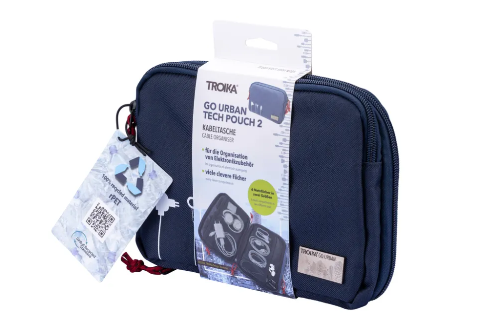 Kabeltasche GO URBAN TECH POUCH 2, blau – Bild 5