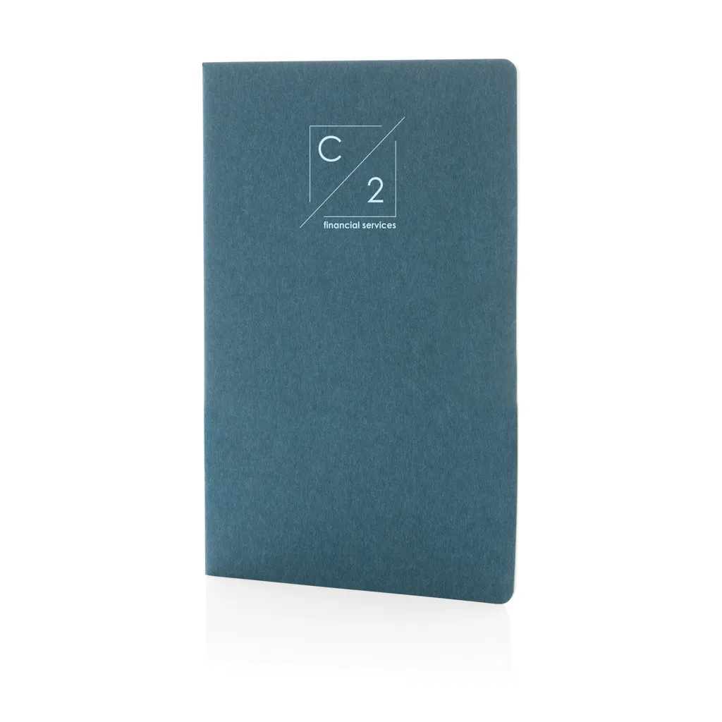 A5 Softcover Notizbuch, blau – Bild 6