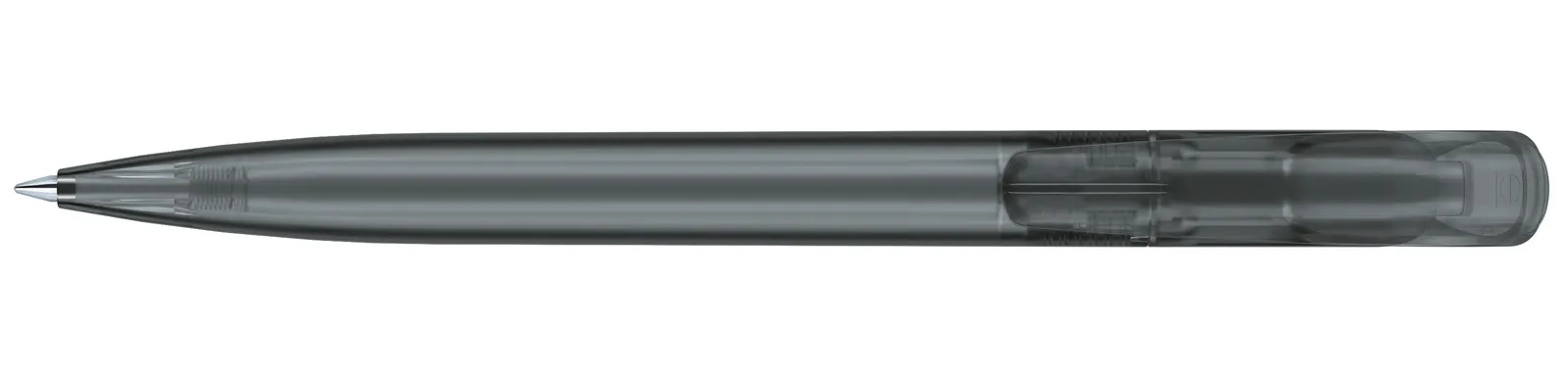Challenger Frosted Druckkugelschreiber, Grau 445 – Bild 3