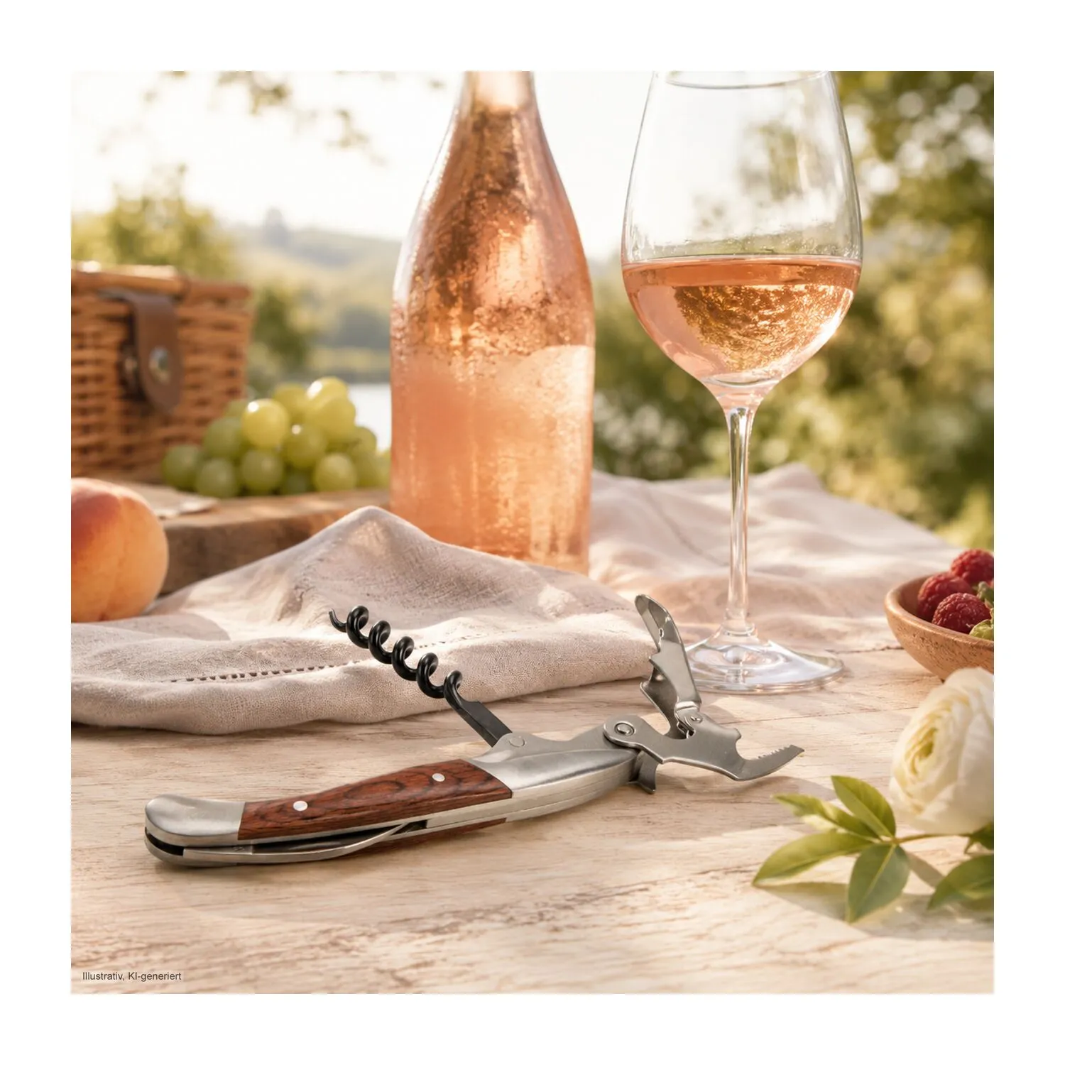 ROMINOX® Sommeliermesser // Gujol - in Holzkiste, braun – Bild 6