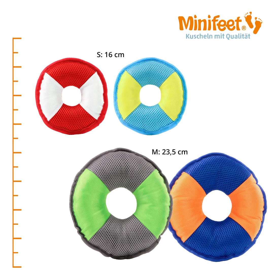 Hundespielzeug Flying Disc, gelb/blau – Bild 5