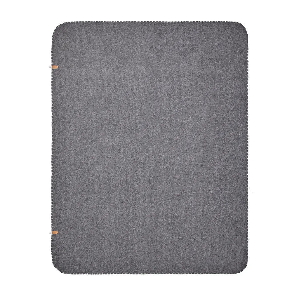 VINGA Bilton Decke Upcycling 190gr/m², grau – Bild 3