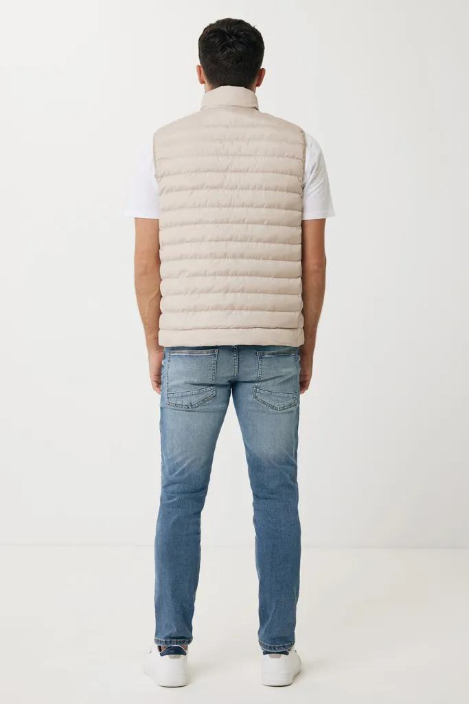 IQONIQ Meru Herren Bodywarmer aus recyceltem Polyester, beige – Bild 7