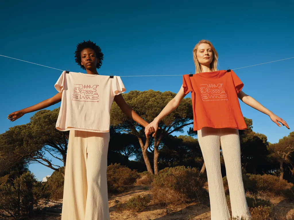 IQONIQ Yala Damen T-Shirt aus recycelter Baumwolle, luscious red – Bild 9