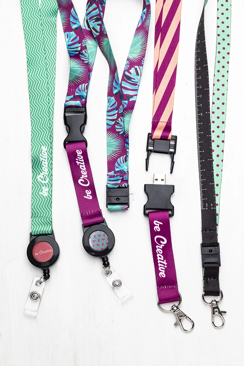 Sublimations-Lanyard Subyard YoYo A, weiß – Bild 3