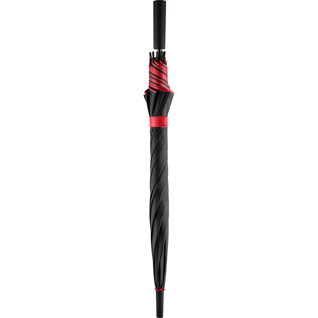 AC-Stockschirm FARE® Doubleface, schwarz/rot – Bild 7