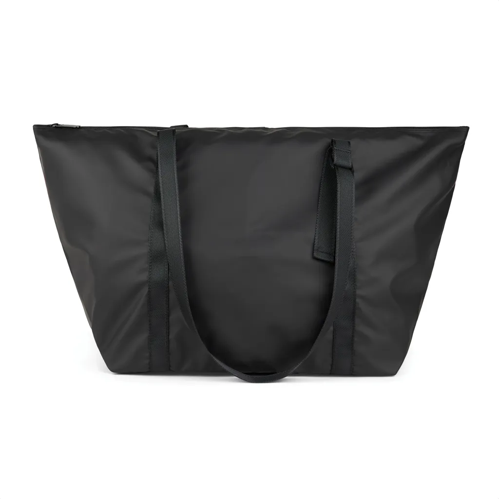VINGA Livorno Wochenendtasche aus GRS recyceltem Polyester, schwarz – Bild 2