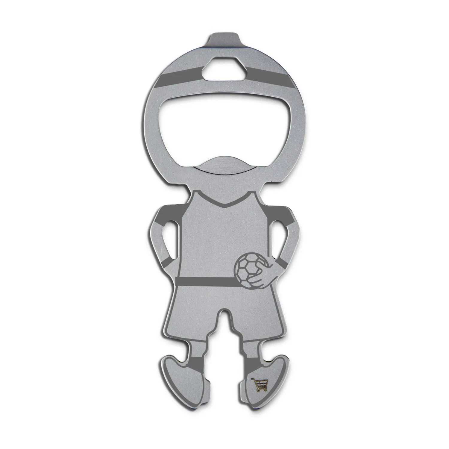 ROMINOX® Best Buddy Friend // Handball Player, silber – Bild 5