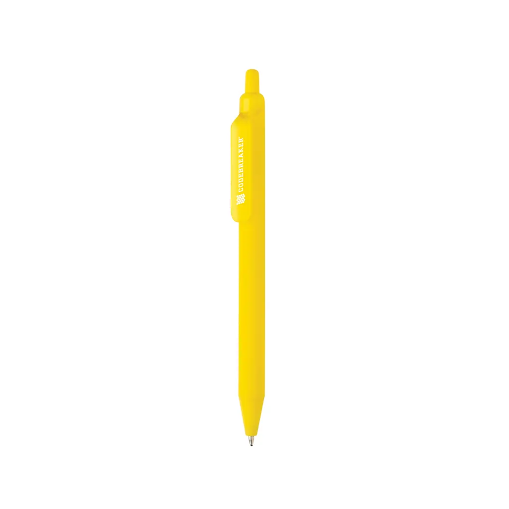 Tide Smooth Touch Stift aus GRS zertifiziert recyceltem ABS, gelb – Bild 4