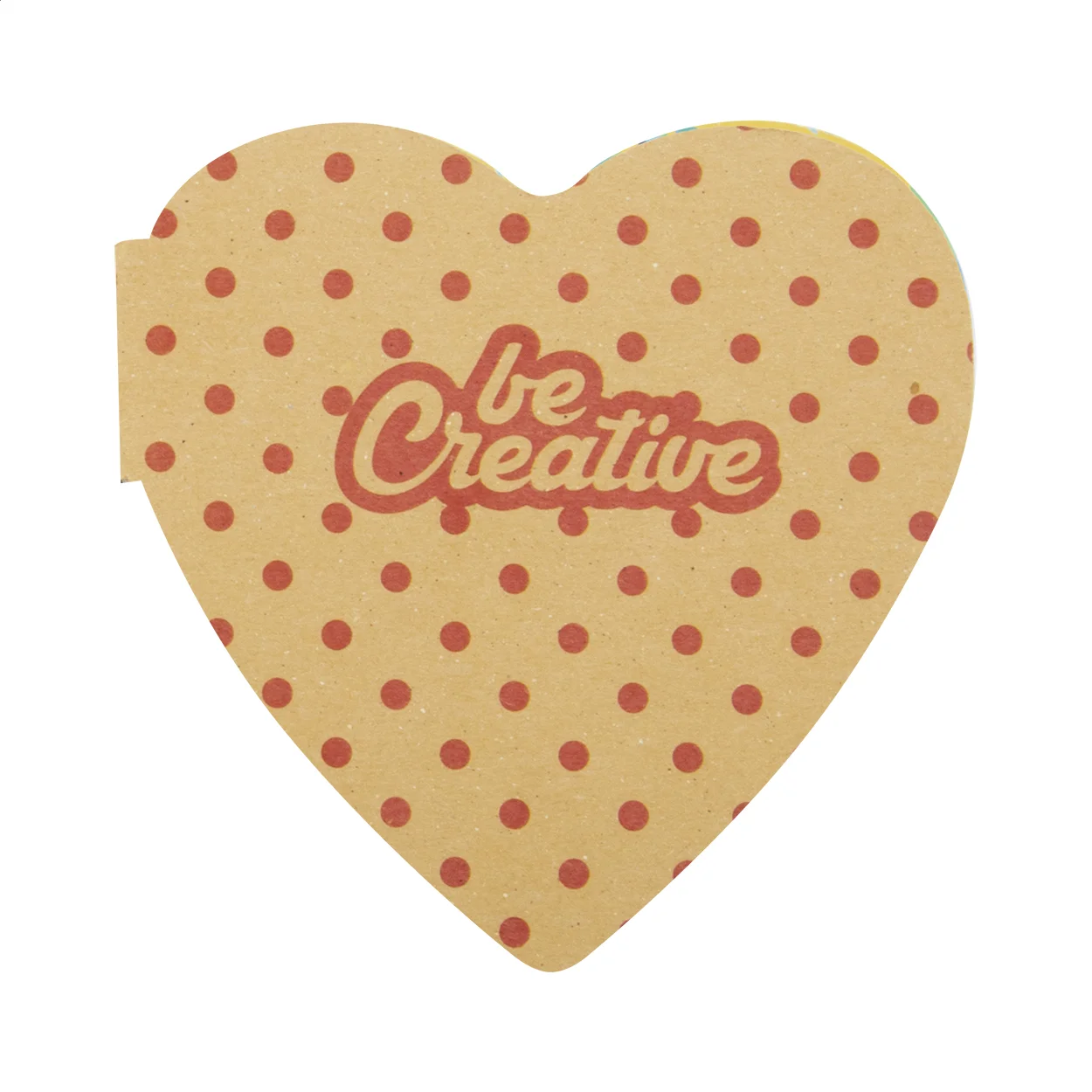 Individuelle Haftnotizen CreaStick Heart Eco, natur – Bild 6