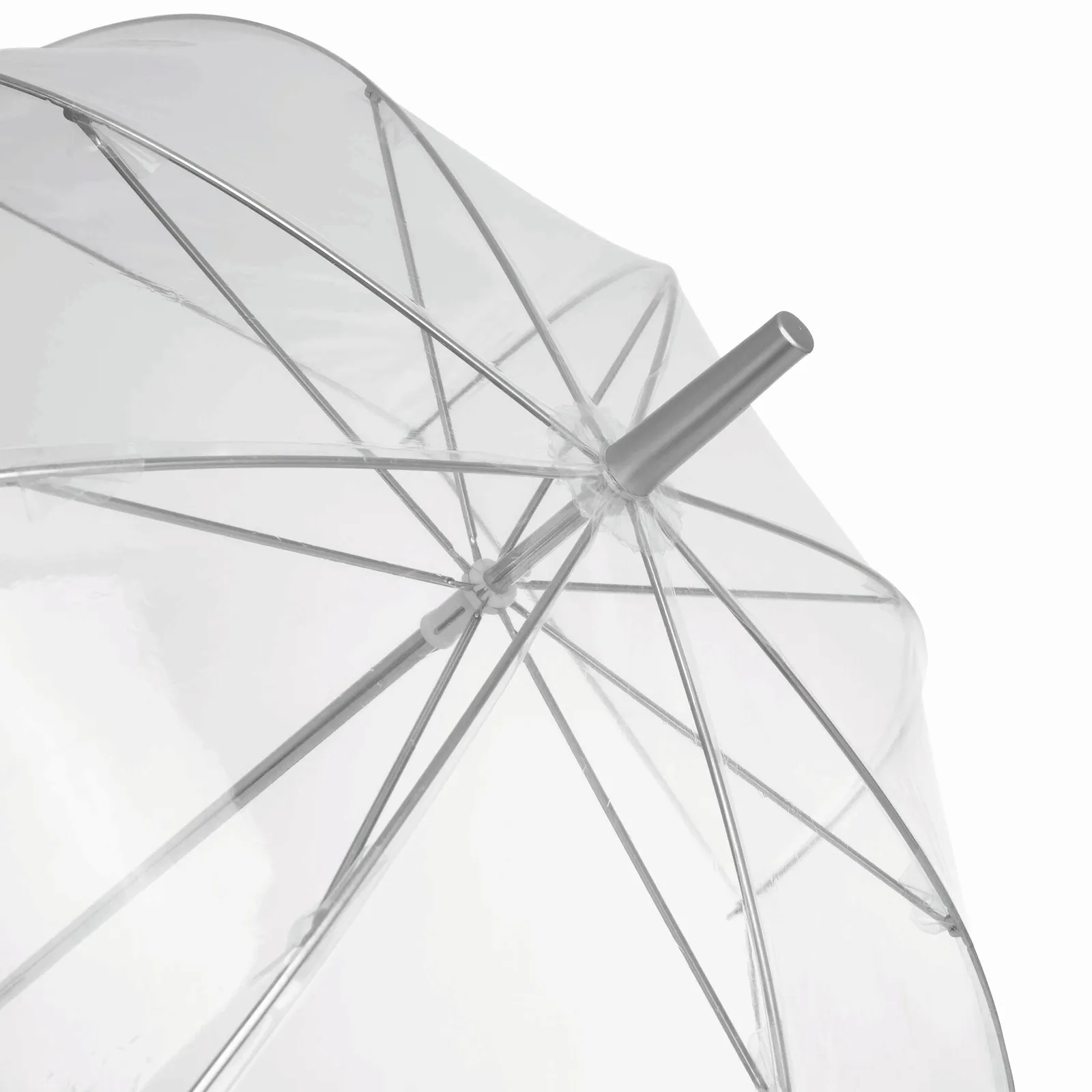 BELLEVUE Umbrella, Glockenschirm silber, transparent, silber, transparent – Bild 5