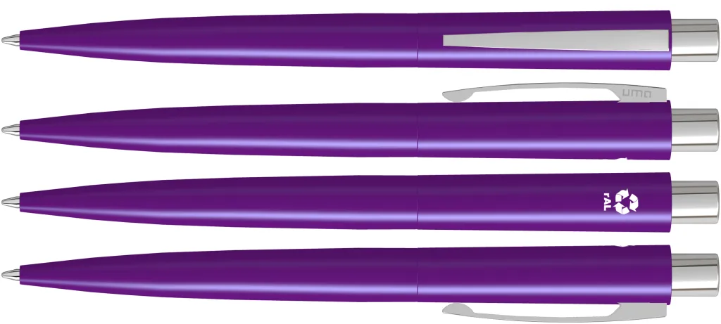 LUMOS RECY Druckkugelschreiber violett, violett – Bild 2