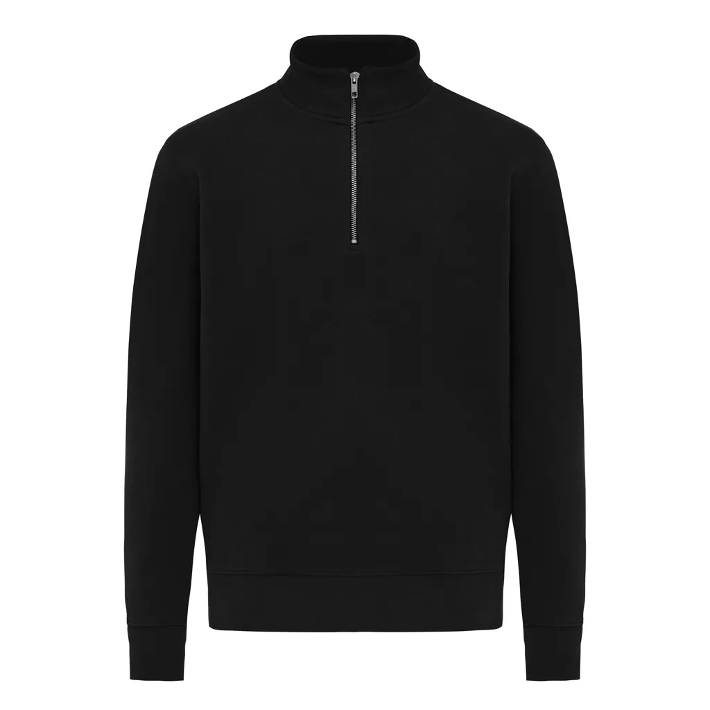 IQONIQ Elgon Quarter-Zip-Sweater aus rec. Baumwolle