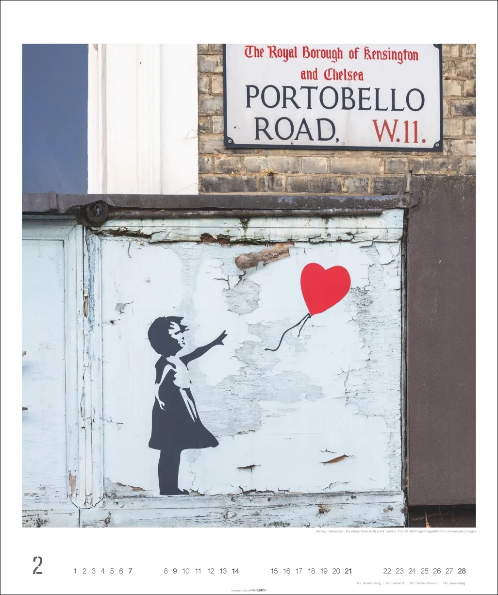 Banksy Edition Wandkalender 2027 – Bild 3