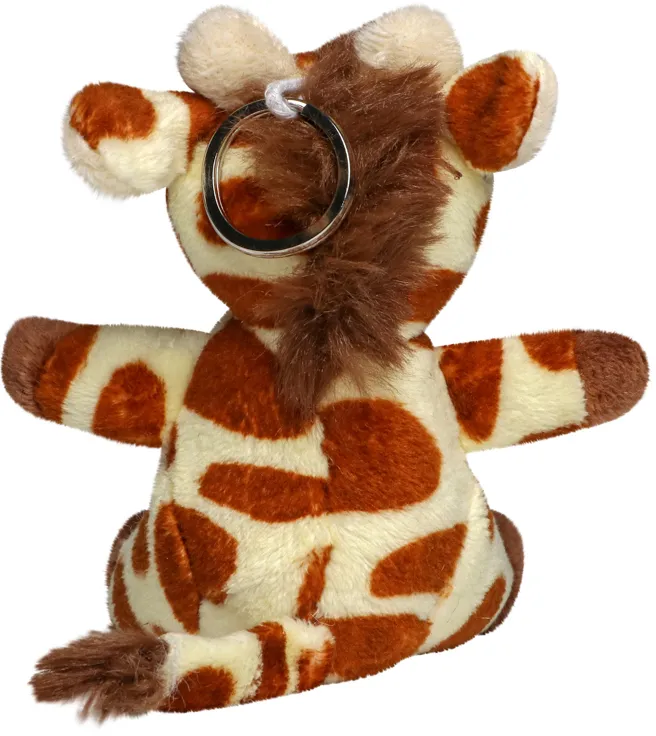 Schlüsselanhänger Giraffe, gelb/braun – Bild 4