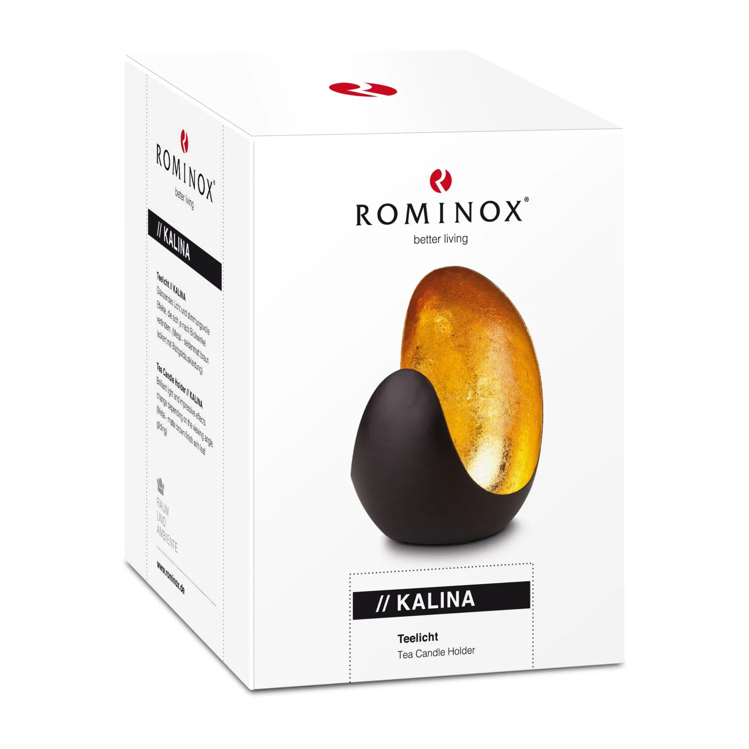 ROMINOX® Teelichthalter // KALINA, gold – Bild 4