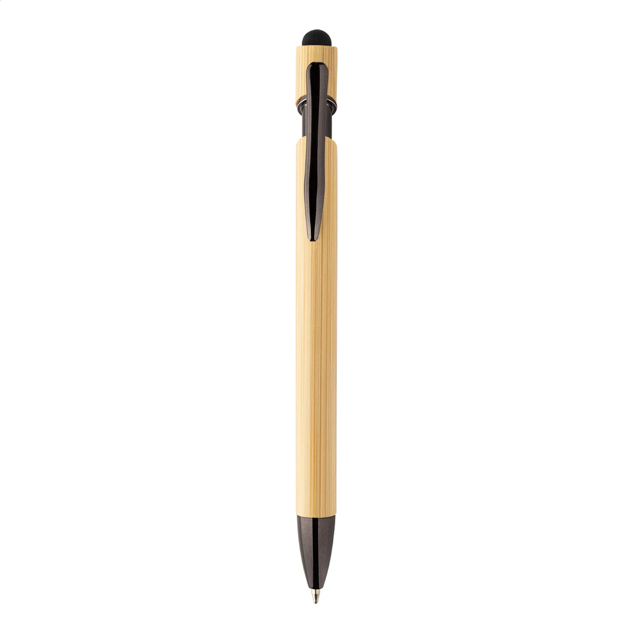 Touchpen-Kugelschreiber Tonnel Boo, schwarz – Bild 3