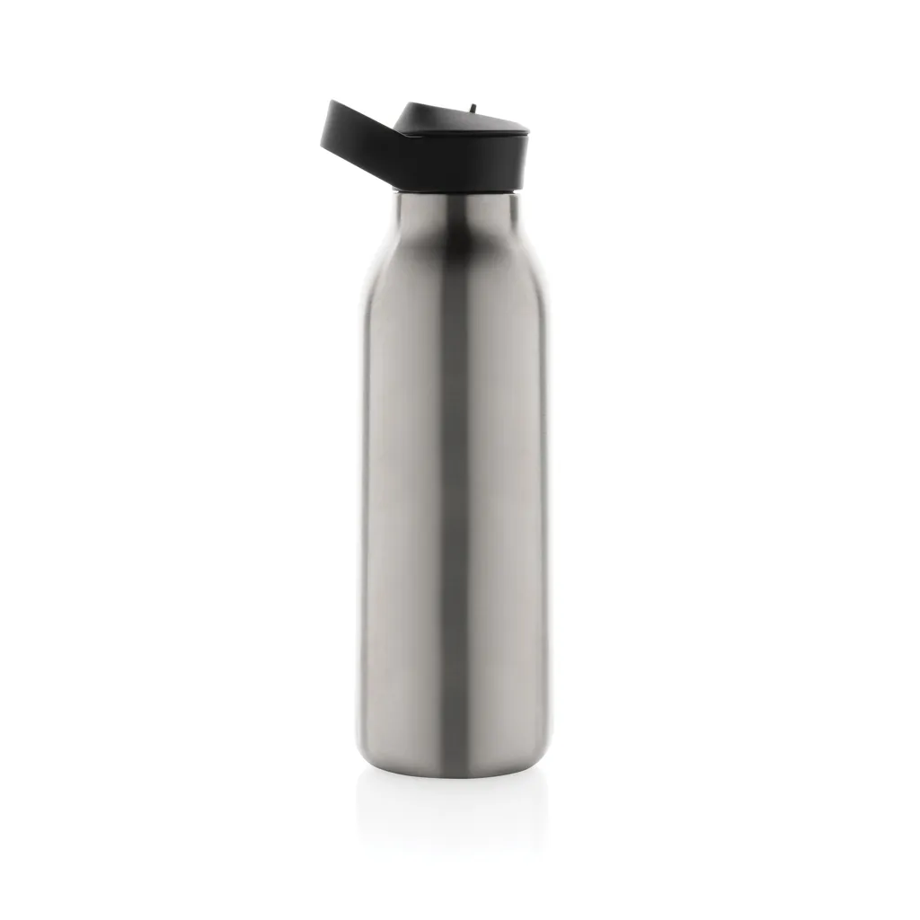 Avira Ara RCS Re-Steel Fliptop Wasserflasche 500ml, silber – Bild 2