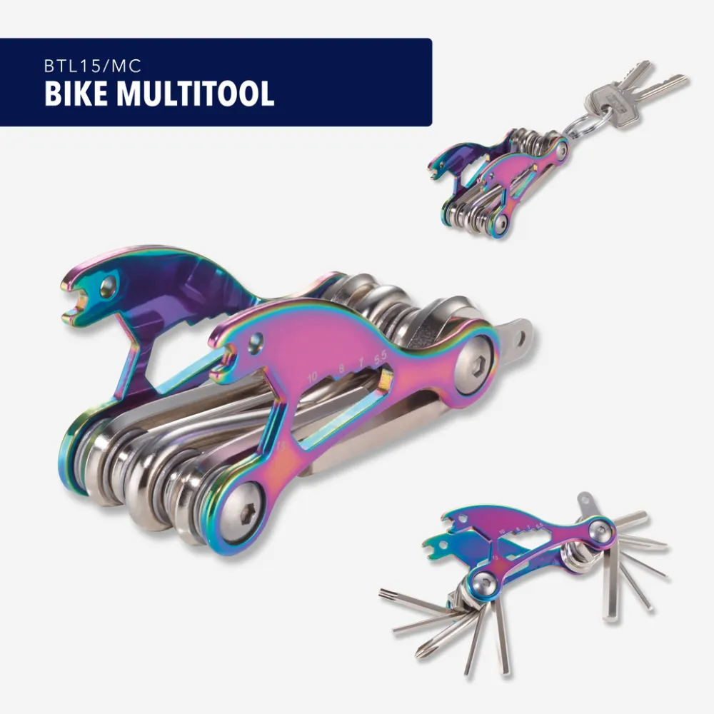 Multifunktions-Werkzeug BIKE MULTITOOL irisierend/silberfarben, irisierend/silberfarben – Bild 6