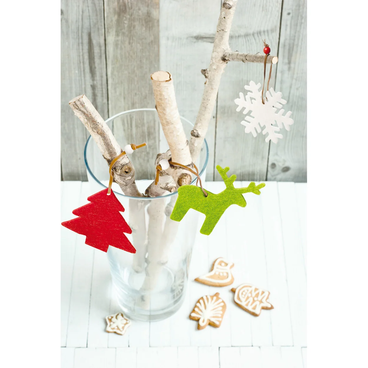 Weihnachtsfiguren - Schneeflocke Yamra, weiß – Bild 3
