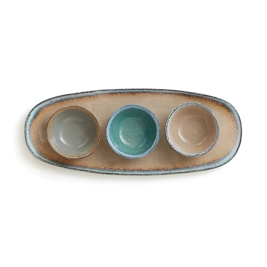 Nomimono Servier-Set, beige – Bild 3