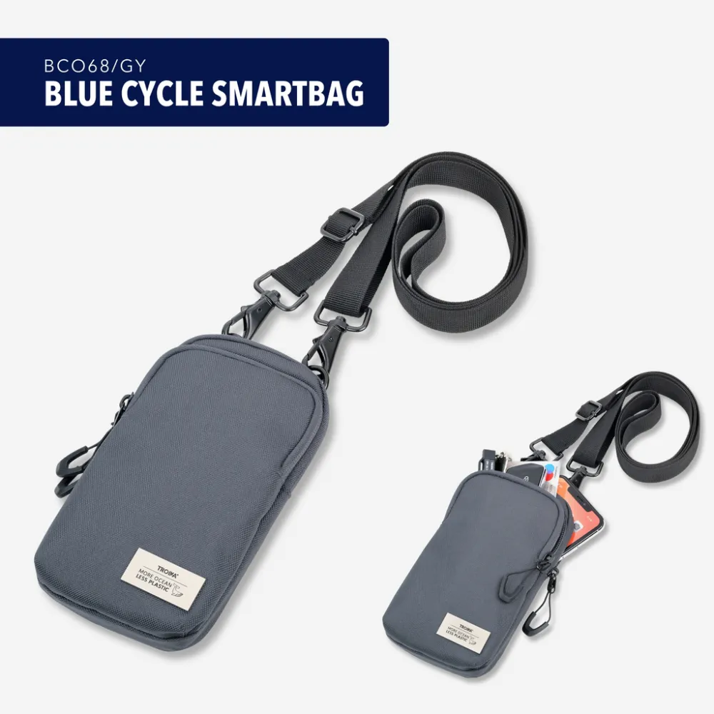 Smartphone Umhängetasche BLUE CYCLE SMARTBAG, dunkelgrau – Bild 6