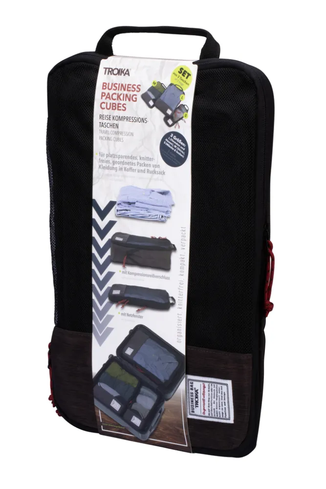 Reise-Kompressionstaschen Set BUSINESS PACKING CUBES, anthrazit/schwarz – Bild 9