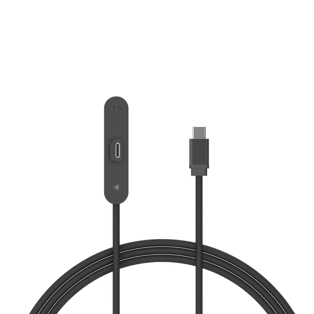 Aluvia RCS 65W-PD-Kabel mit verstellbarem Handyhalter, schwarz – Bild 3