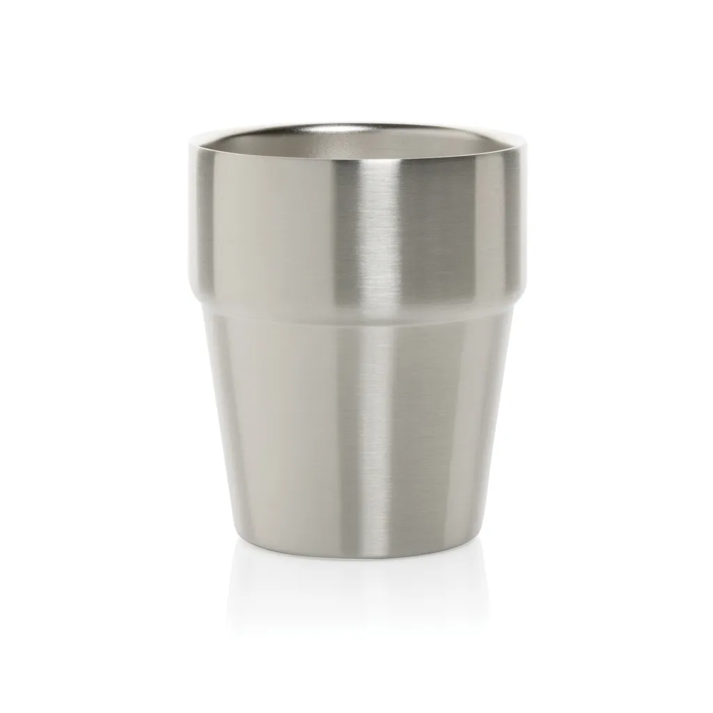Clark Doppelwandige RCS Kaffeetasse 300ml, silber – Bild 2