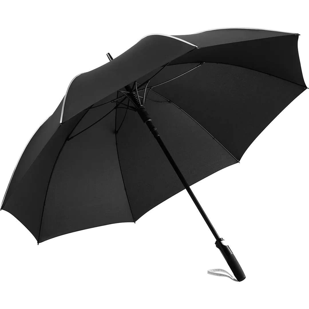 AC-Midsize-Stockschirm FARE® Seam, schwarz-hellgrau – Bild 3