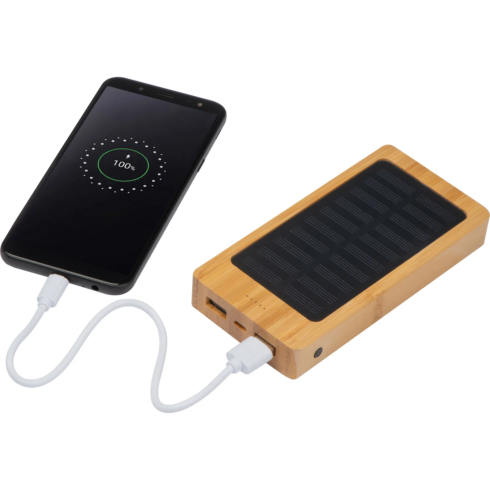 Solar Powerbank 8.000mAh Bakersfield, beige – Bild 2