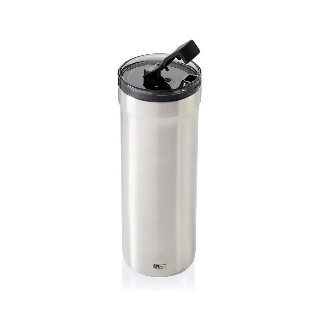 AdHoc Thermobecher Pulse, Silbergrau – Bild 5