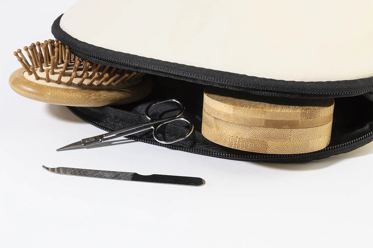 RPU Kosmetiktasche Pluum, natur – Bild 2