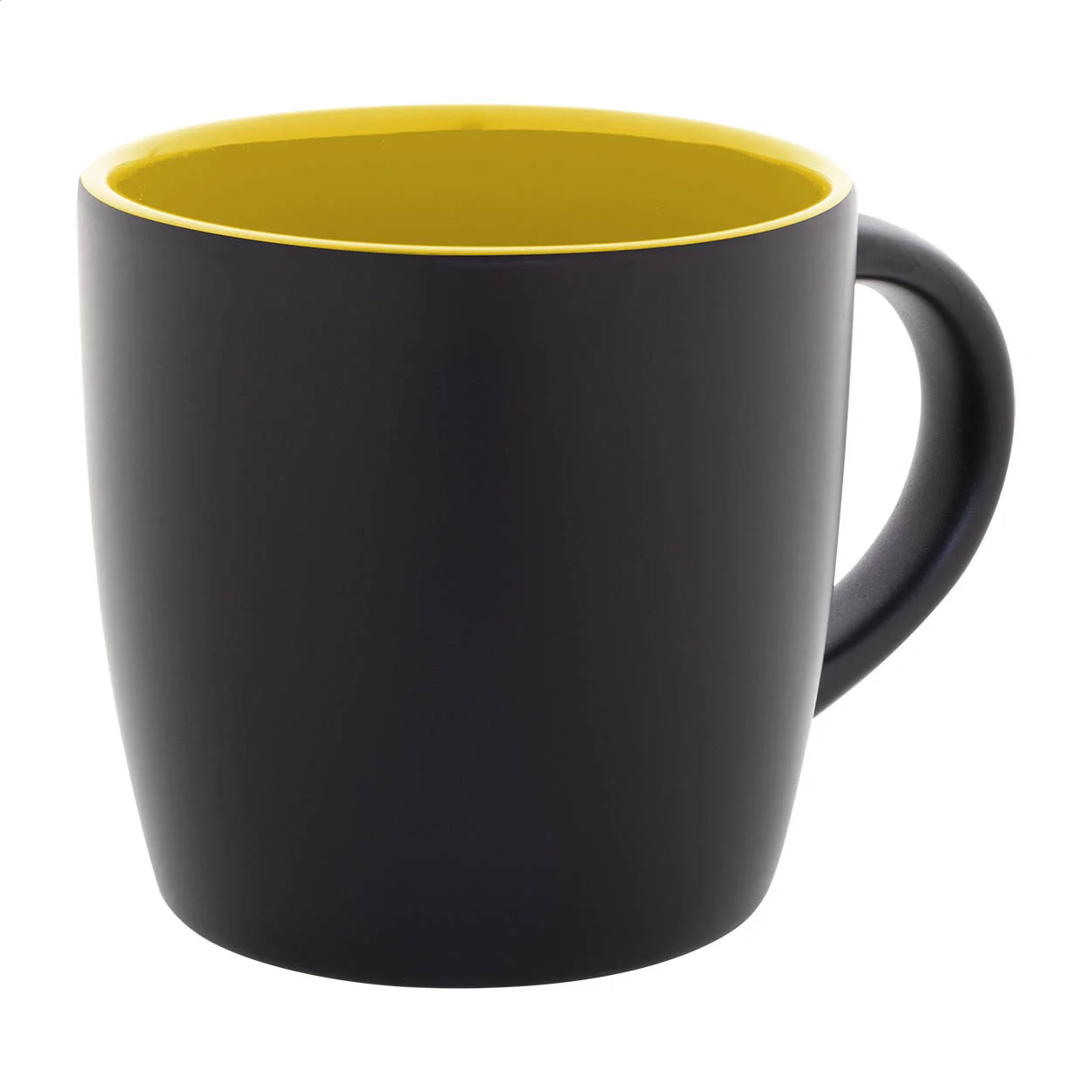 Tasse Sculptus, gelb, schwarz – Bild 5