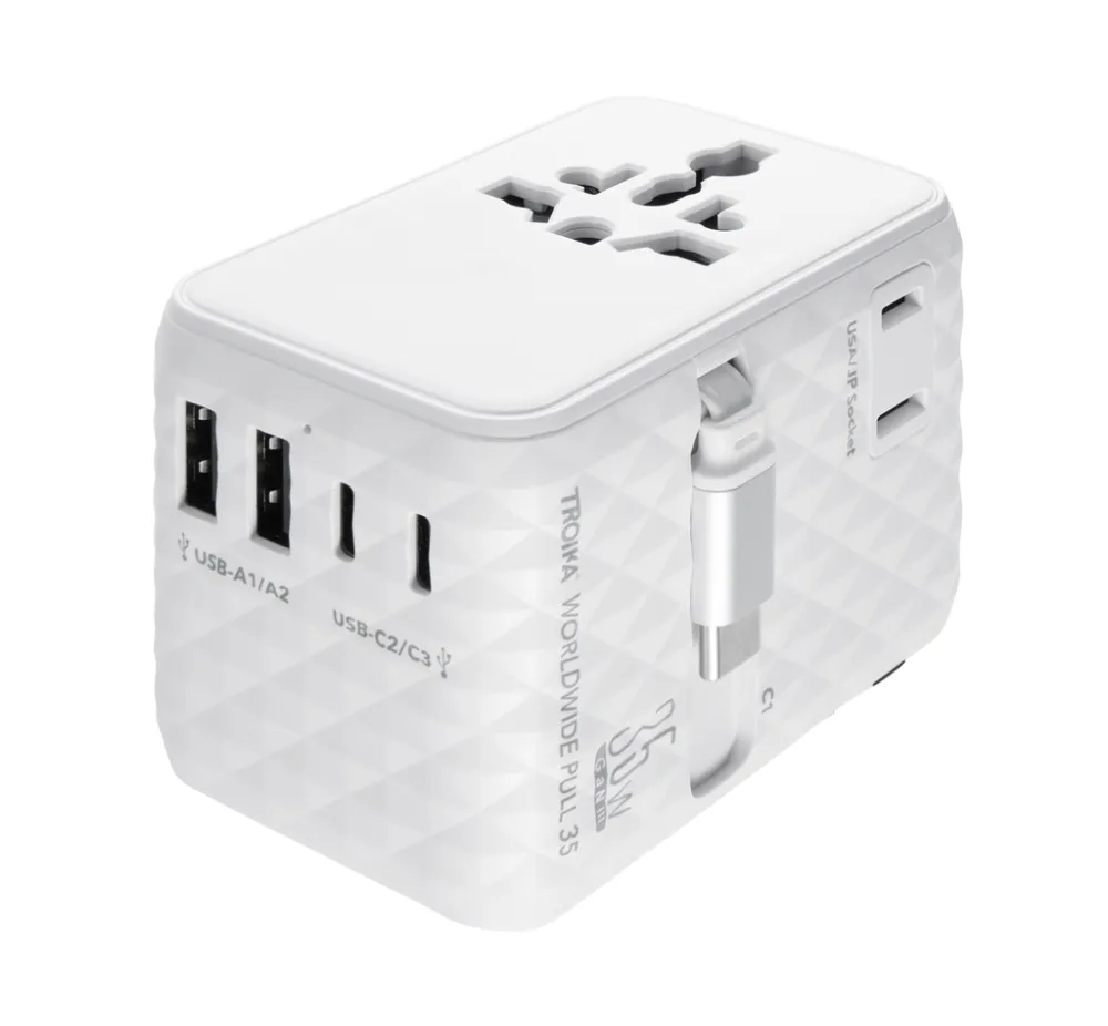Reiseadapter WORLDWIDE PULL 35