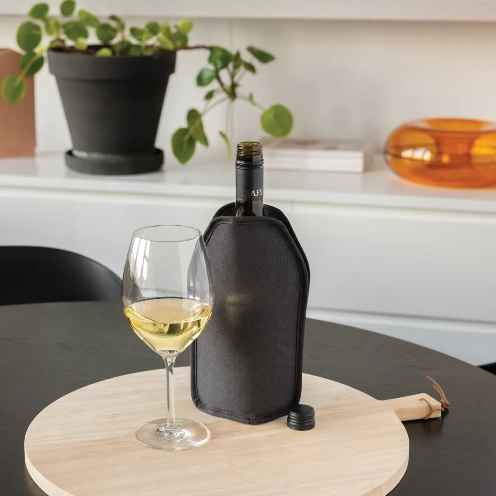 Vino AWARE™ rPET Weinkühler-Sleeve, schwarz – Bild 6