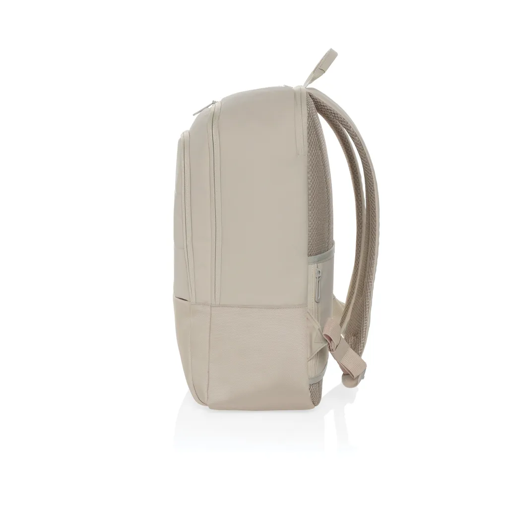 Armond AWARE™ RPET 15.6" Deluxe Laptop-Rucksack, beige – Bild 5